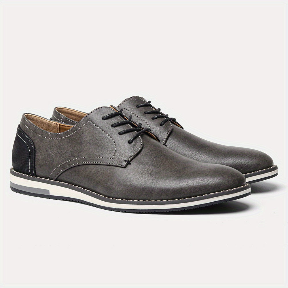 Men's Oxford Shoes Lace up Dress Shoes For Business Wedding