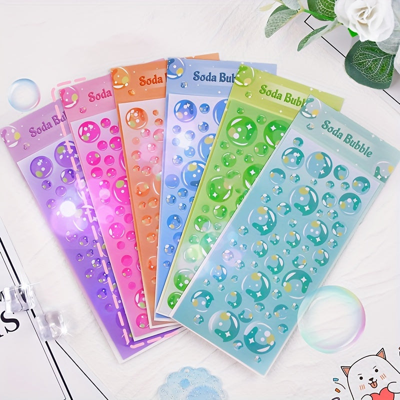 Clear Bubble Pattern Sticker for Craft Decoration