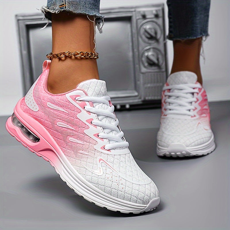 Gradient Air Cushion Running Shoes Non Slip Outdoor Sneakers