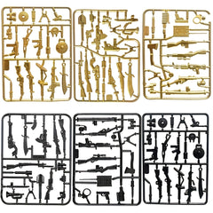 Golden Weapon Accessories Set for Ages 18