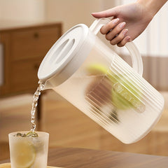 High Temp Resistant Water Jug with Lid for Summer Drinks