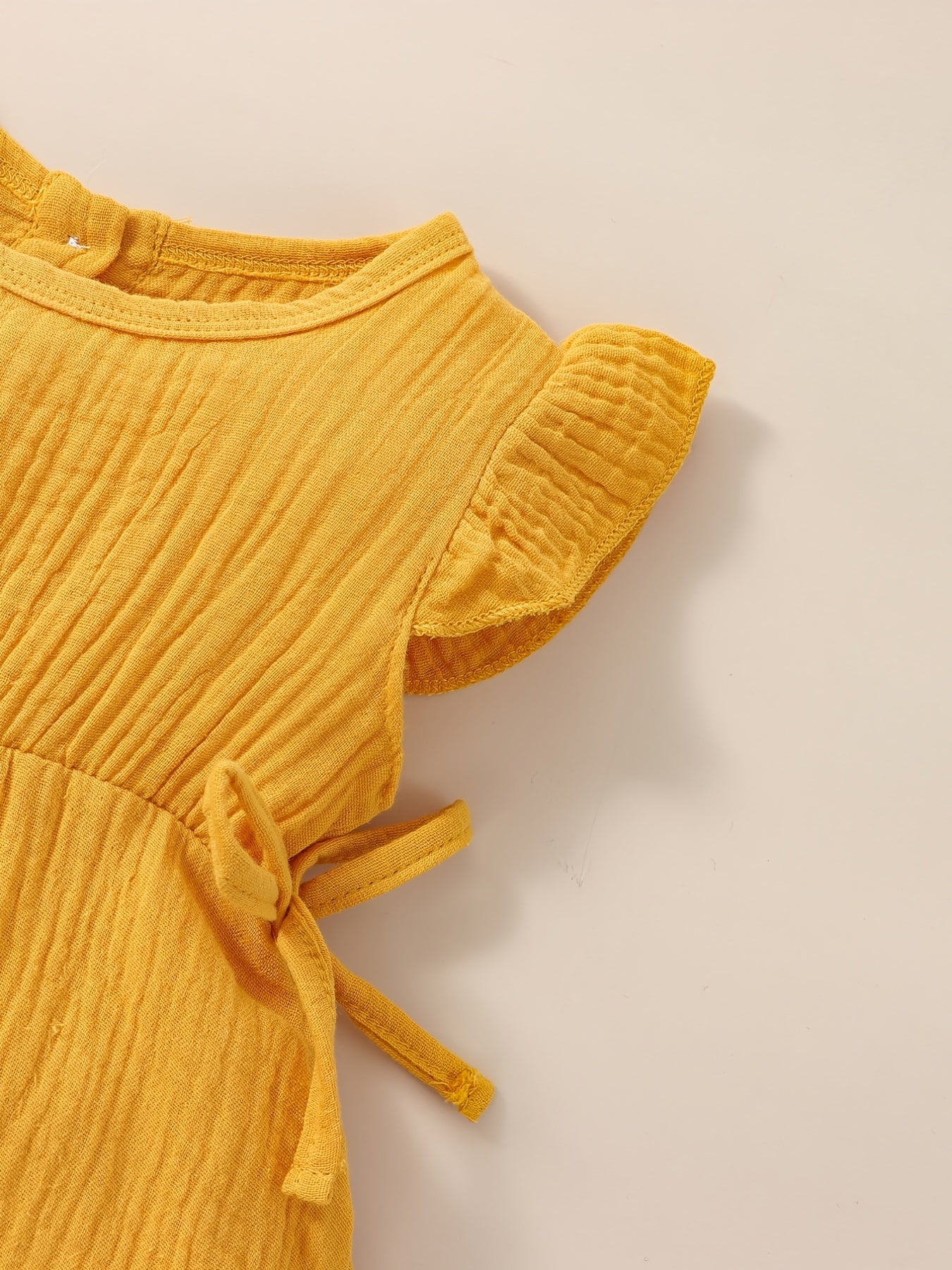 Baby Girls Casual Round Neck Dress Clothes