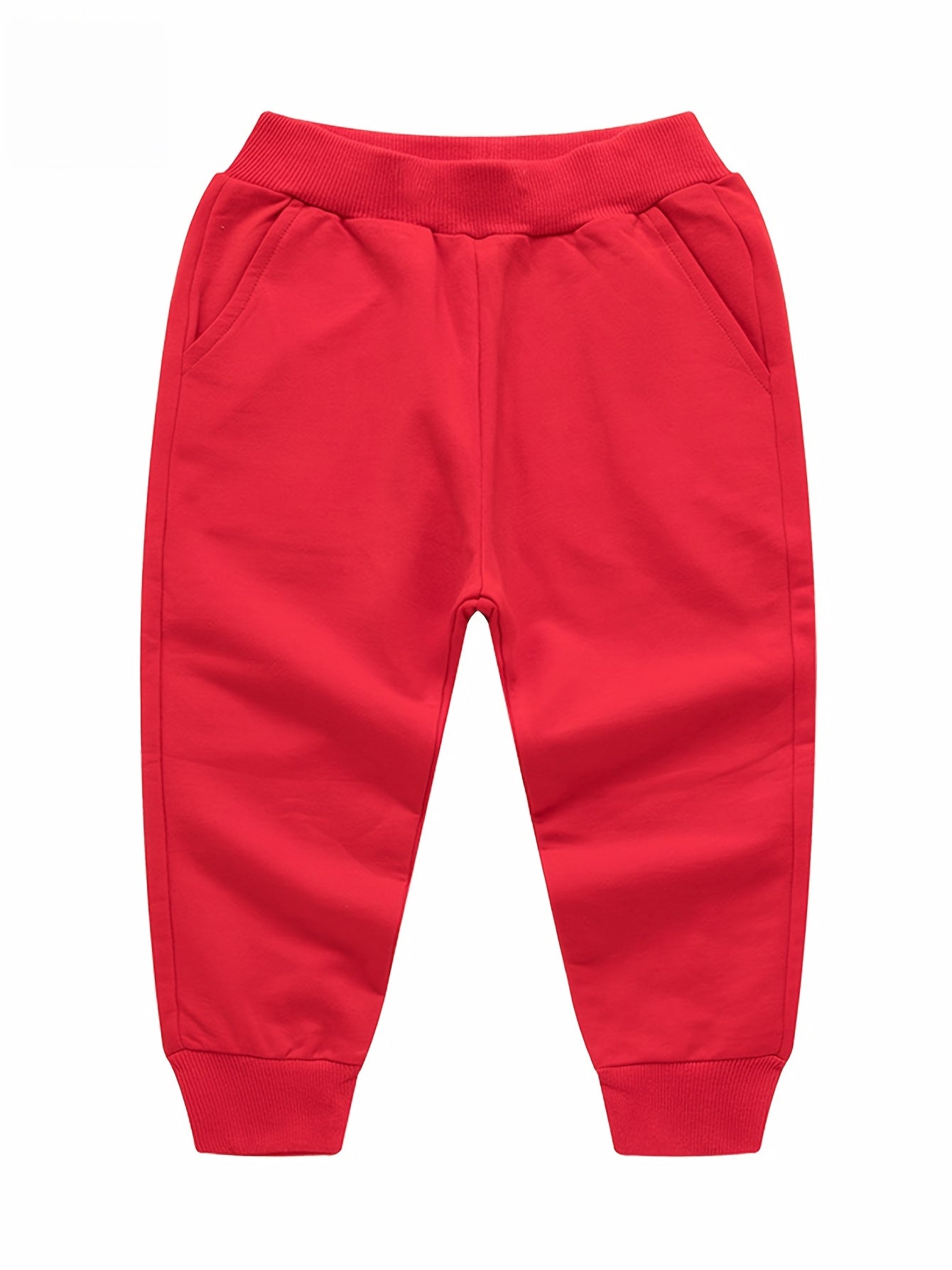 3pcs Boys Casual Active Sweatpants Breathable Jogger Sports Pants Kids Clothing