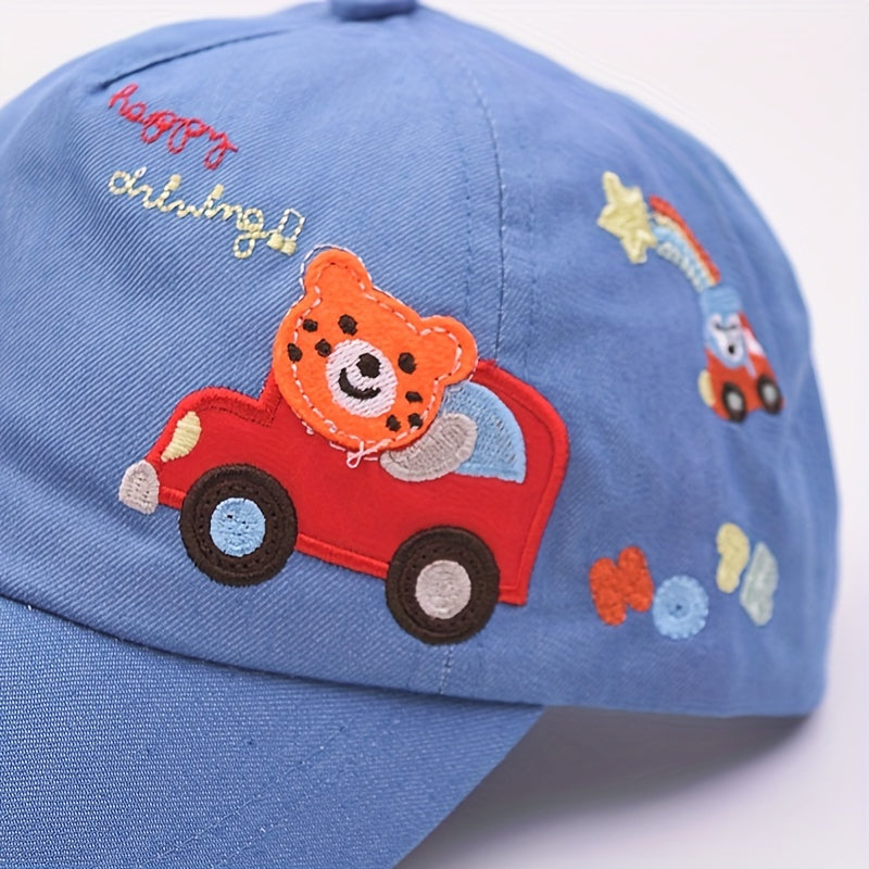 Bear Kids Baseball Cap Rainbow Baby Sun Hat