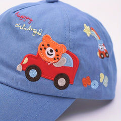 Bear Kids Baseball Cap Rainbow Baby Sun Hat
