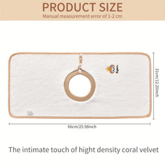 Cartoon Washcloth Soft Waterproof Bib Feeding Bib Gift