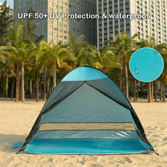 1pc UPF 50 Beach Tent Easy Pop Up Protection Stylish Design