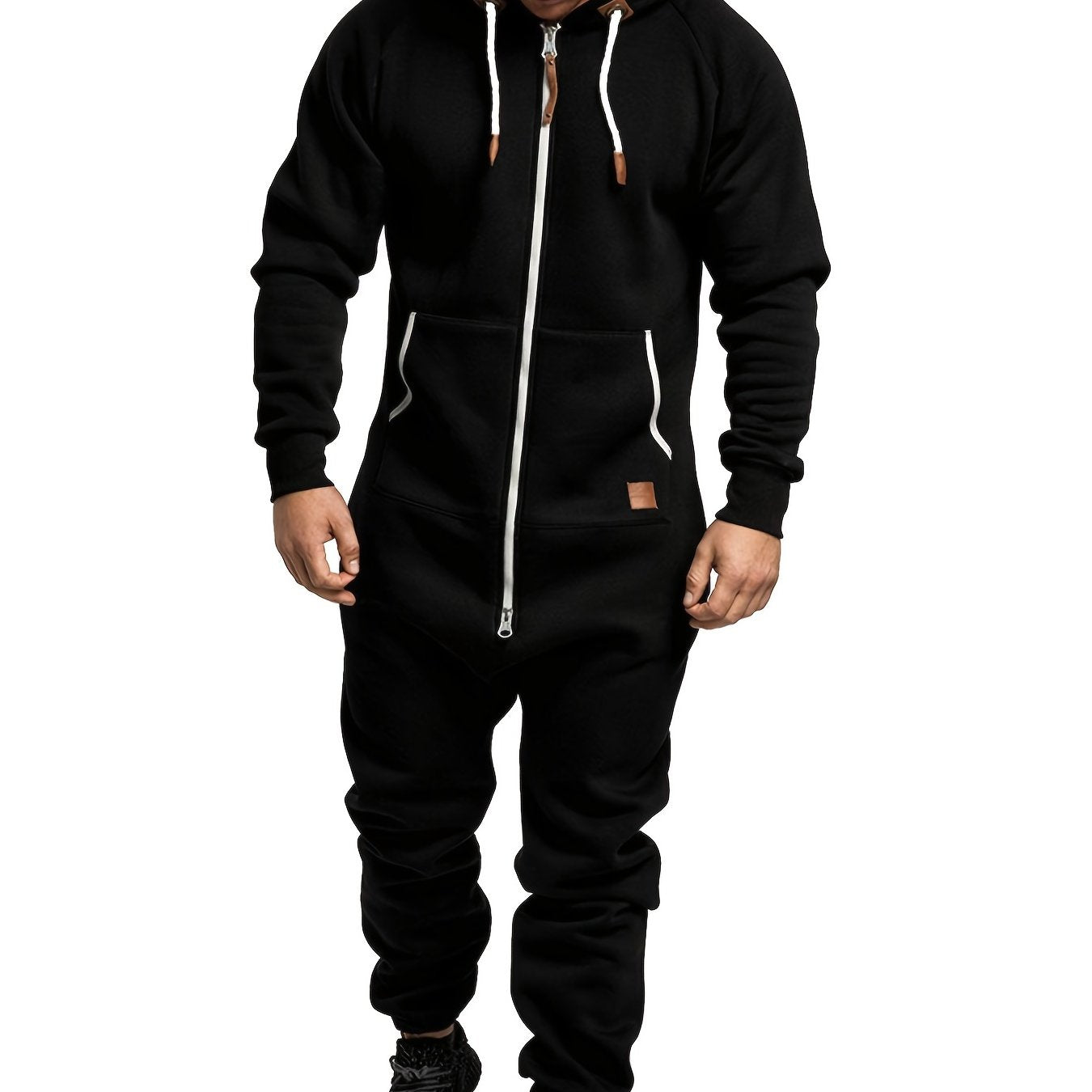 Men's Zipper One Piece Jumpsuit Romper Work Suit