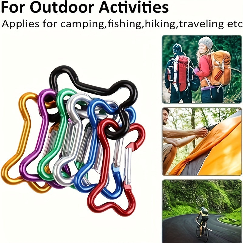 1pc Carabiner Bone Clip Clasp Snap Hook Keyring Camping