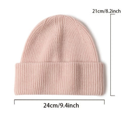Warm Wool Knitted Beanie Hat Winter