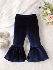 Boho Style Bell Bottom Pants for Baby Girls