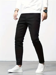 Slim Fit Jeans Men's Casual Street Style Denim Pants