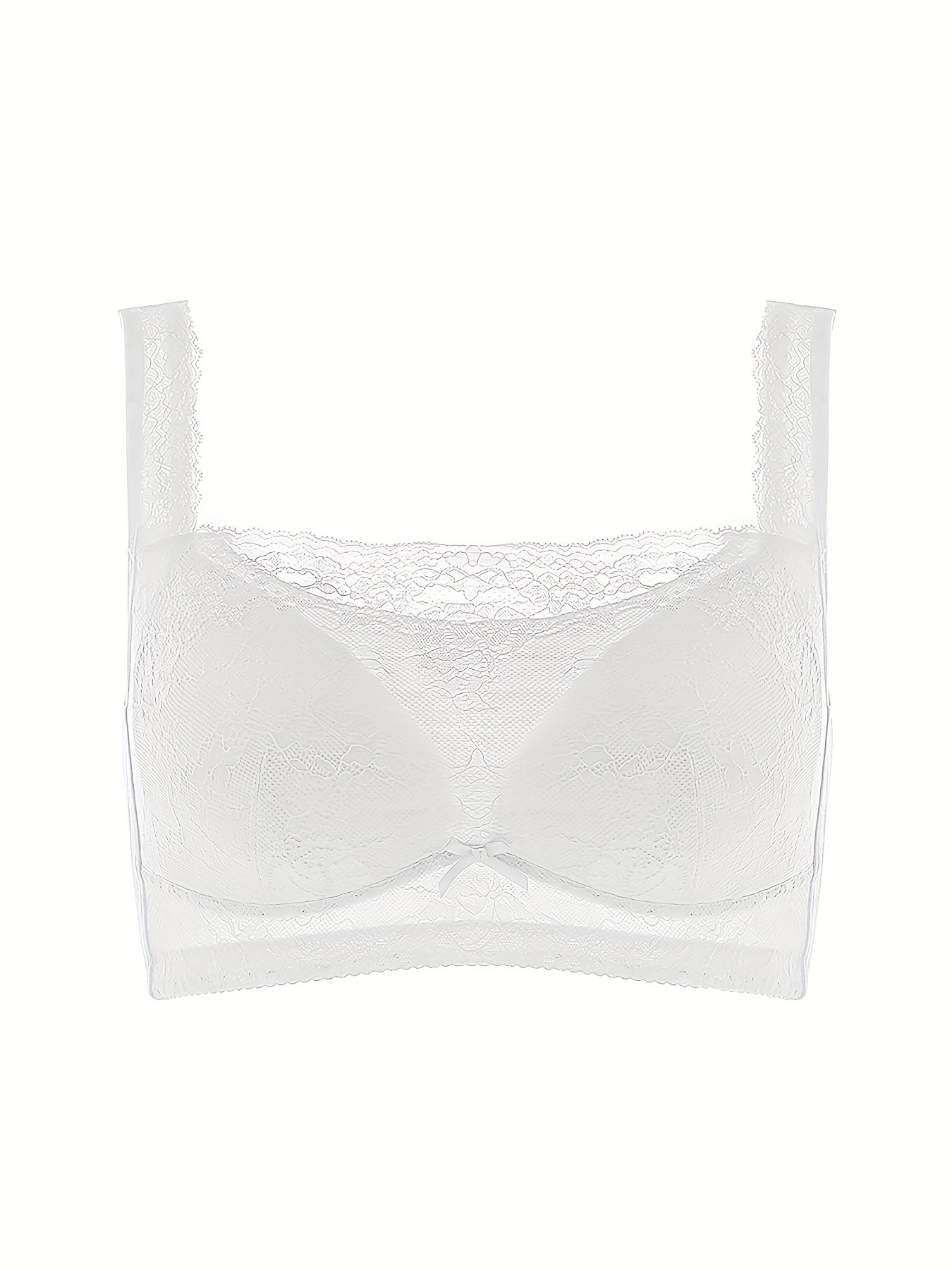 Lace Wireless Bra Full Coverage Comfy & Breathable Women's Lingerie