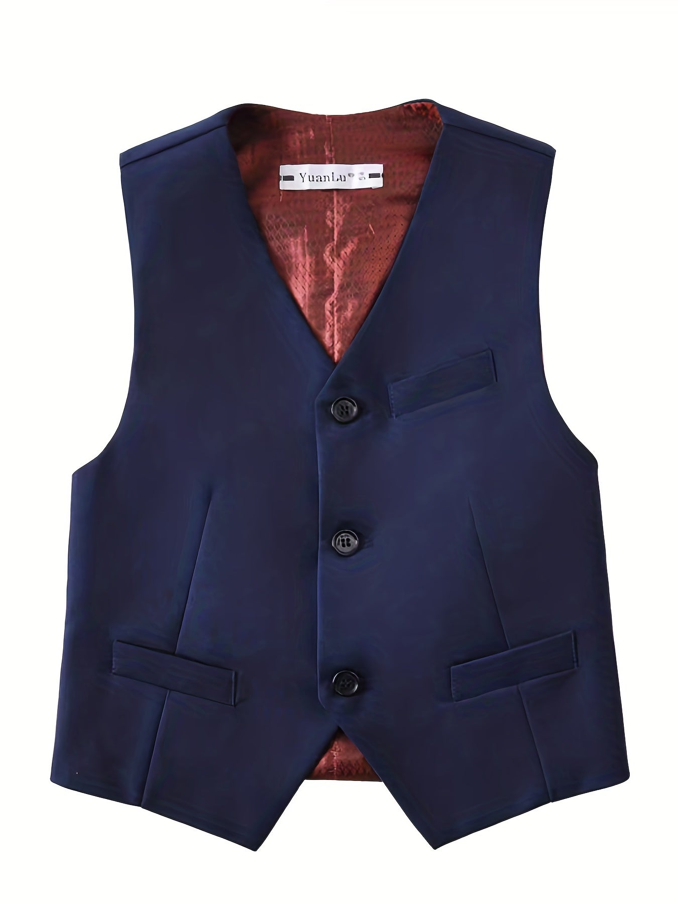 Boys Formal Gentleman Vest for Competition Wedding Banquet