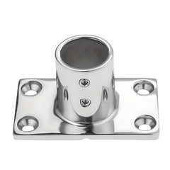 1pc Stainless Steel Handrail Accessory for 1.25mm Pipe with Rectangular Base