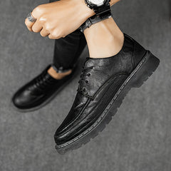 Men's Wingtip Brogue Leather Shoes Formal Sneakers