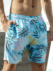 Men's Leaves Graphic Beach Shorts