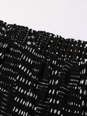 Polka Dot Print Skirt Casual Fall & Spring Women's Clothing