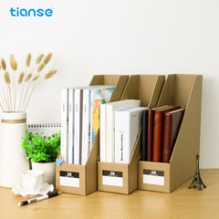 6pc TIANSE Magazine Holders File Organizer for Office & School