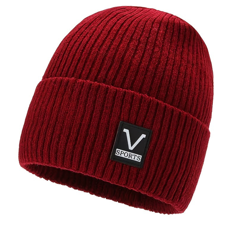 Street Fleece Thickened Knitted Hat Beanie