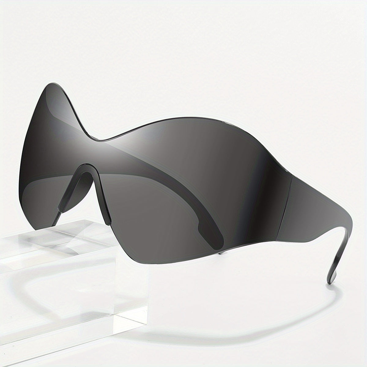 Y2K Future Style Sunglasses XL Frame Unisex Outdoor Eyewear