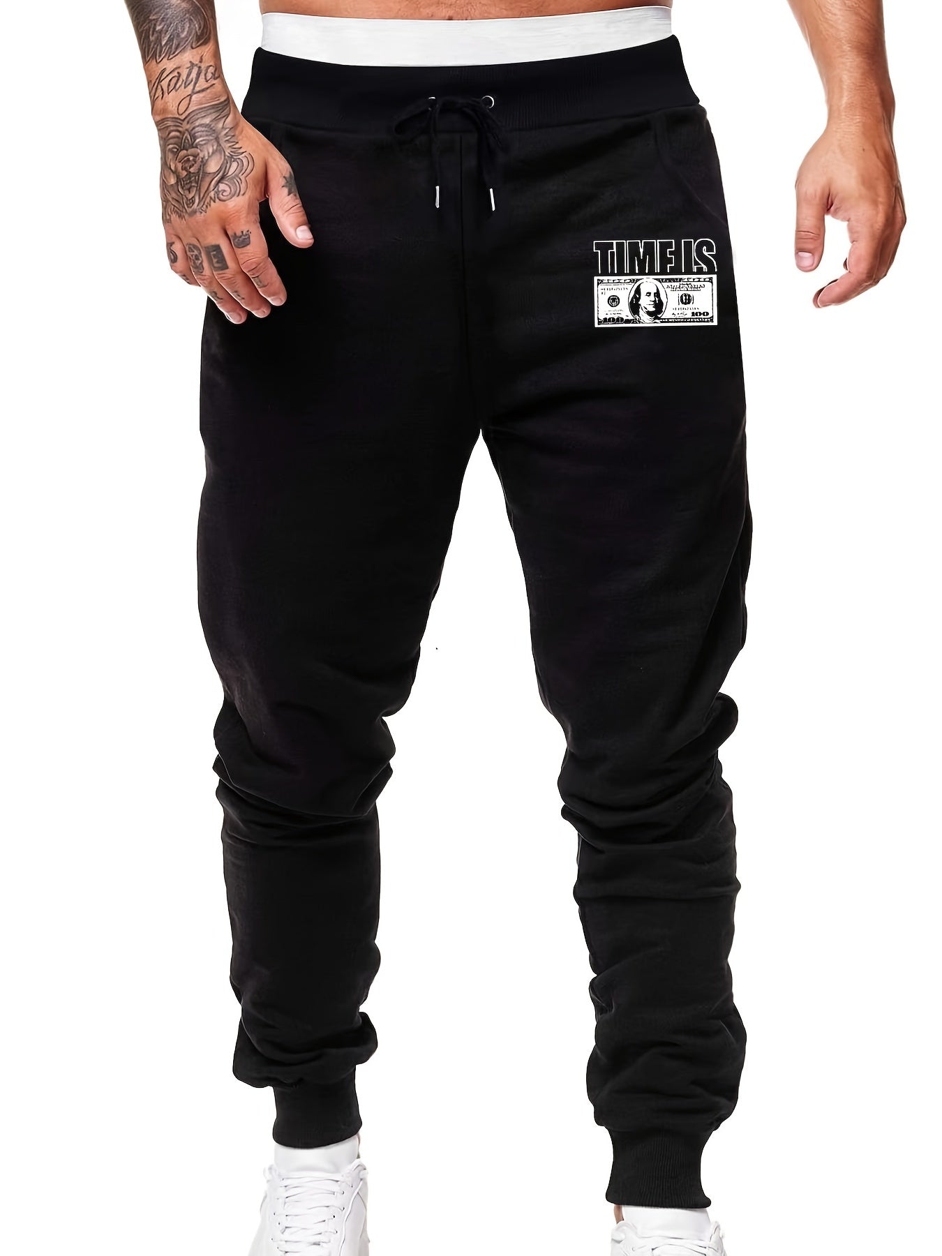 Men's Casual TIME IS MONEY Sweatpants