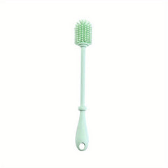 Long Handle Silicone Cleaning Brush for Cups and Bottles