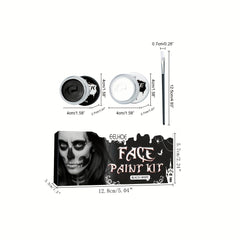 Halloween Makeup Face Paint and Body Paint Set