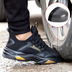 Men's Breathable Work Shoes Lightweight Durable