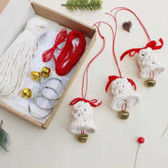 Macrame Jingle Bell DIY Kit - Perfect Christmas Gift