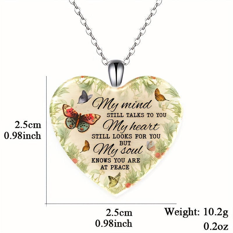 Romantic Love Heart Crystal Pendant Necklace Women's Jewelry