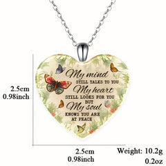 Romantic Love Heart Crystal Pendant Necklace Women's Jewelry