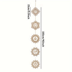 Wooden Pendant Ornament for Outdoor Party and Home Decor