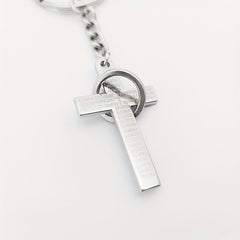 Creative Cross Keychain Alloy Key Chain Bag Purse Backpack Pendant