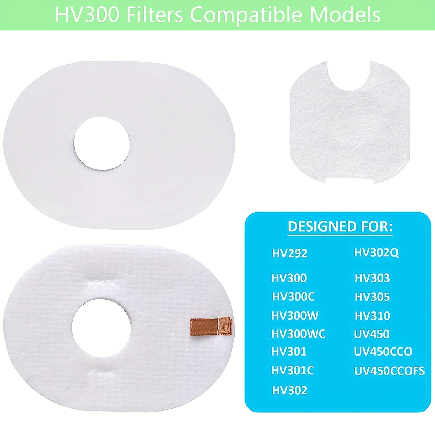Foam & Felt Filters Kit for Shark Rocket HV300 HV301 HV302 HV