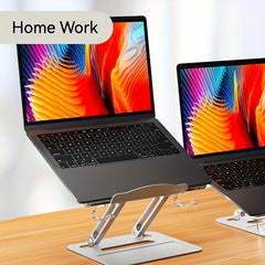 Acrylic Laptop Stand Adjustable Foldable Portable Riser for Notebook 25.4-43