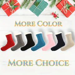 Cozy Fleece-Lined Unisex Fuzzy Socks for Winter Sleep & Daily Wear
