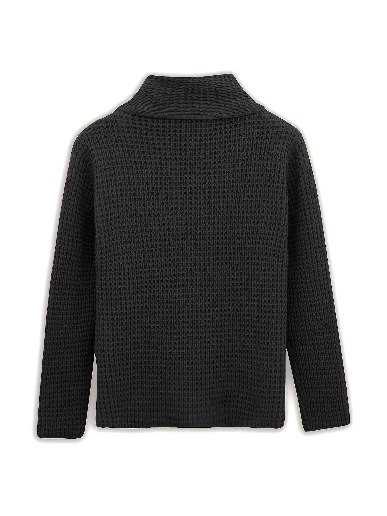 Casual Sweater Women's Plus Knitted Mock Neck Pullover Jumper