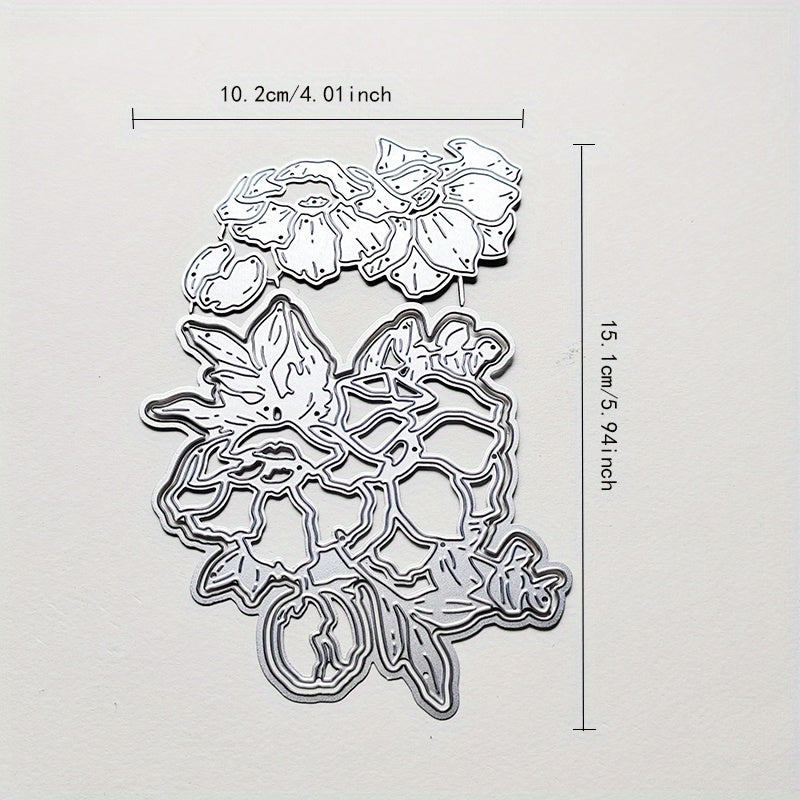 Metal Cutting Dies Flower Stencils Leaves Fall DIY Craft Decoration