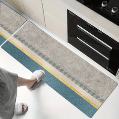 Soft Kitchen Area Rug Non-Slip Floor Mat Machine Washable