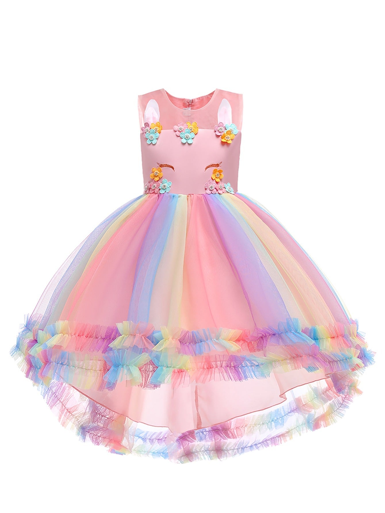Unicorn Girls Princess Dress