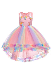 Unicorn Girls Princess Dress