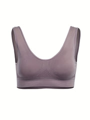 Comfy Wireless Bra Hollow Out Stretch Intimates Breathable Lingerie