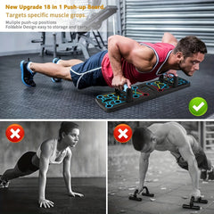 Foldable Push up Board Abdominal Exercise Equipment
