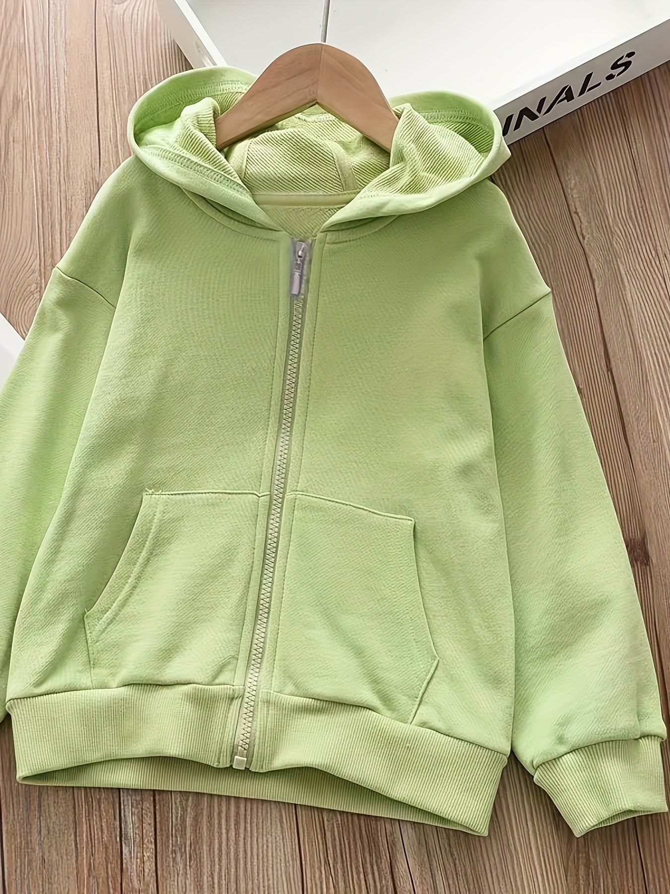 Kid's Full Zip Hooded Sweatshirt Casual Hoodies For Boys Girls