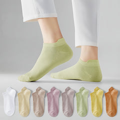 10 Pairs Candy Ankle Socks Low Cut Women's Stockings