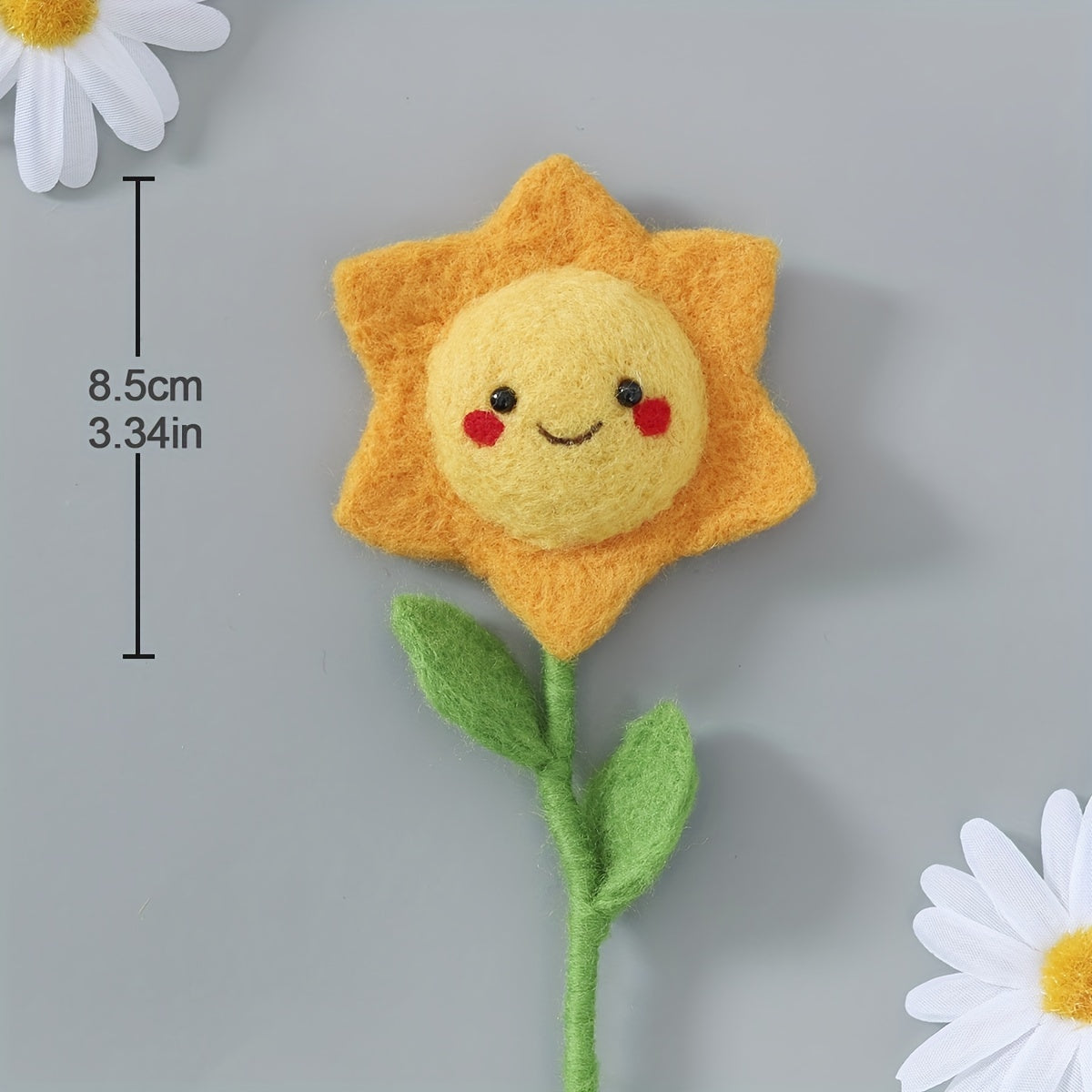 Sunflower Wool Felt Poking Diy Material Bag Needle Felting Gift