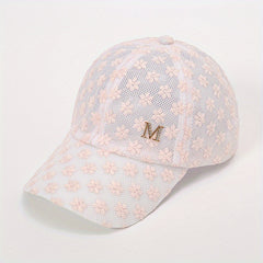 Stylish Lace Baseball Cap Flower Sun Hat Snapback Dad Hat