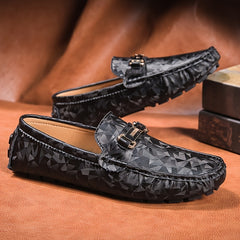 Men's Patterned Moccasin Loafers Non-slip Driving Shoes