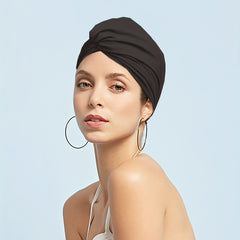 Women's Stretch Swim Cap: Protect Ears & Comfortable Fit